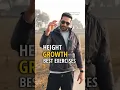 HEIGHT GROWTH Best Exercises