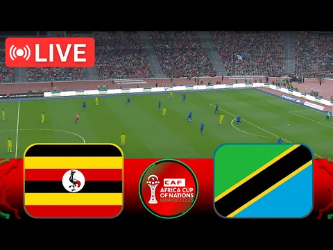 Video Thumbnail: 🔴Uganda vs Tanzania LIVE | CAF Africa Cup of Nations 2025/26 Full Match | Match Live Stream | Pes21