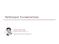 Course ReSharper Fundamentals