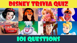 Disney Trivia Quiz 🏰 101 Disney Questions