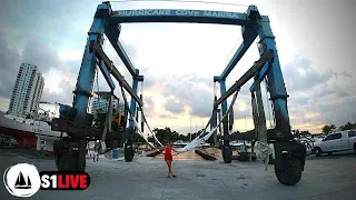 Sailboat Restoration is OVER?! ! We are SPLASHING our project boat Dawn Hunter!