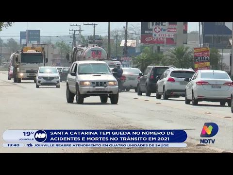 Santa Catarina tem queda no número de acidentes e mortes no trânsito em 2021