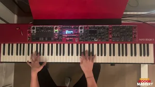 Late Night Boogie Woogie Piano Improv In A Straight Rock N Roll Feel 