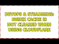 DevOps SysAdmins Nginx cache is not cleared when using cloudflare 3 Solutions