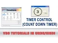 VB6 Tutorial In Urdu - Count Down Timer using Timer control in Visual basic 6
