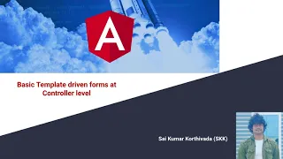 Template driven form Controller level two-way binging in angular