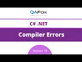 Compiler Errors C Net - Session 16