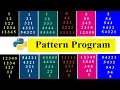 Number Pattern Part 2 Python Pattern Programs