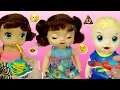 Baby Alive Doll That Really Cries and Eats Spaghetti - Playing with Baby Dolls
