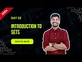 Hello Python Day 32 Introduction to Sets in Python