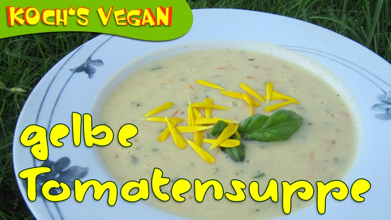 
          
          
          
            
            gelbe Tomatensuppe aus frischen Tomaten - selber machen - vegane Rezepte von Koch's vegan
          
        . 