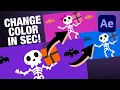 AE Tutorial Dropdown Menu to Change Color in Seconds After Effects Expression