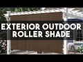 Artpuch Exterior Roller Shade The Perfect Solution for Outdoor Spaces