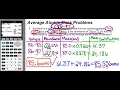 Average Atomic Mass Problems 1-3