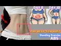 Download Lagu Exercise to Flat Belly \u0026 Slim waist | Simple Standing Exercise to lose weight at Home