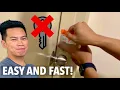 HOW TO OPEN LOCKED DOOR WITHOUT KEY - EASY AND FAST