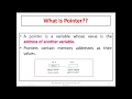 CPS Module 5 - Pointers Pointer to Pointer Pre-processor Directives PART 19