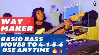 basic bass movements to chord changes way maker bass tutorial