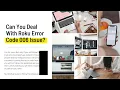 Easily Overcome Roku Error Code 006