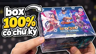 Nhận biết một box Riftbound chắc chắn có chữ ký không khó.