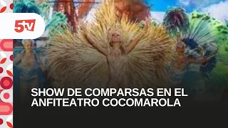 show de comparsas en el anfiteatro cocomarola karina lencina dir art stica de sapucay