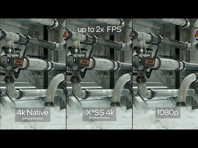 Intel XeSS Upscaling Demo - Architecture Day 2021 (4K)