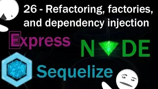 Nodejs and mysql project using sequelize part 26 - Refactoring