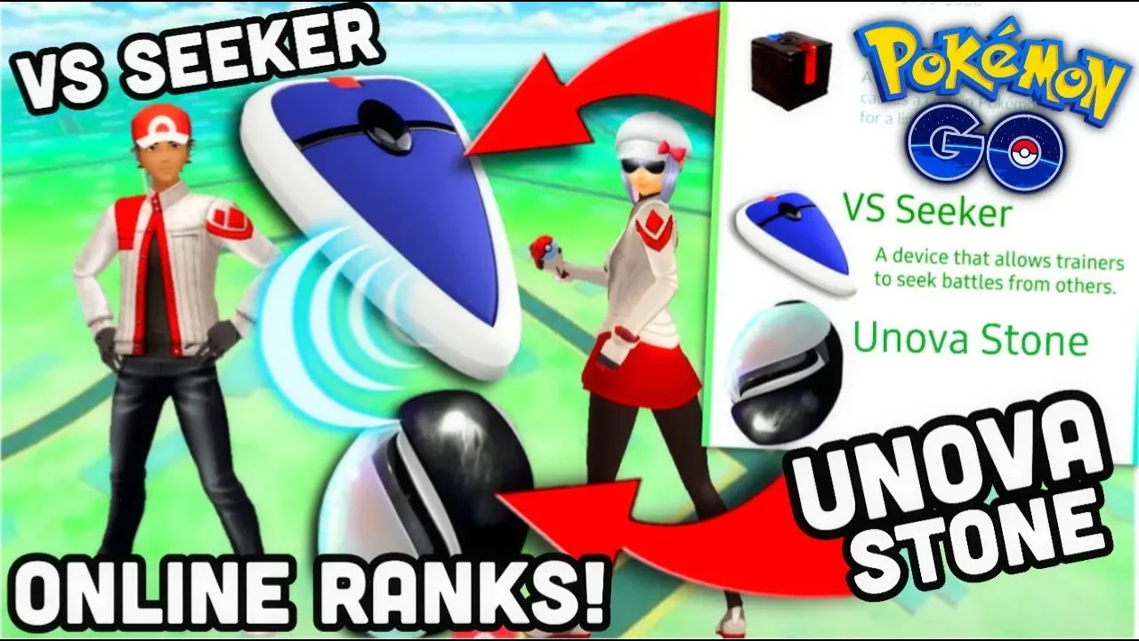 POKÉMON GO COMPETITIVE ONLINE RANKS, VS SEEKER, UNOVA STONE & MAP MAKER UPDATE