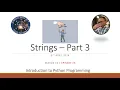 Introduction to Python Programming Season - 02 Strings