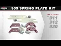 935 Spring Plate Kit for Porsche 911 912 930 Elephant Racing Suspension Products