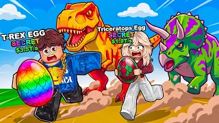 Steal an Egg RACE w/ Girlfriend!