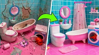 Rumah Boneka Rusak Jadi Rumah Impian! 🏠✨ Makeover DIY