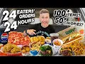 24 HOURS 24 FAST FOOD ORDERS 100 ITEMS 50 000 CALORIES PART 1