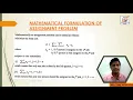 MATHEMATICAL FORMULATION OF ASSIGNMENT PROBLEM BY DR KUNAL KHATRI