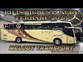 Bus Pariwisata Luxury Terbaru 2025 MELODY TRANSPORT JETBUS 5 Mercedes Benz 1626 EURO4 Air Suspension