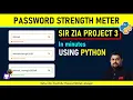 build a password strength meter with python streamlit