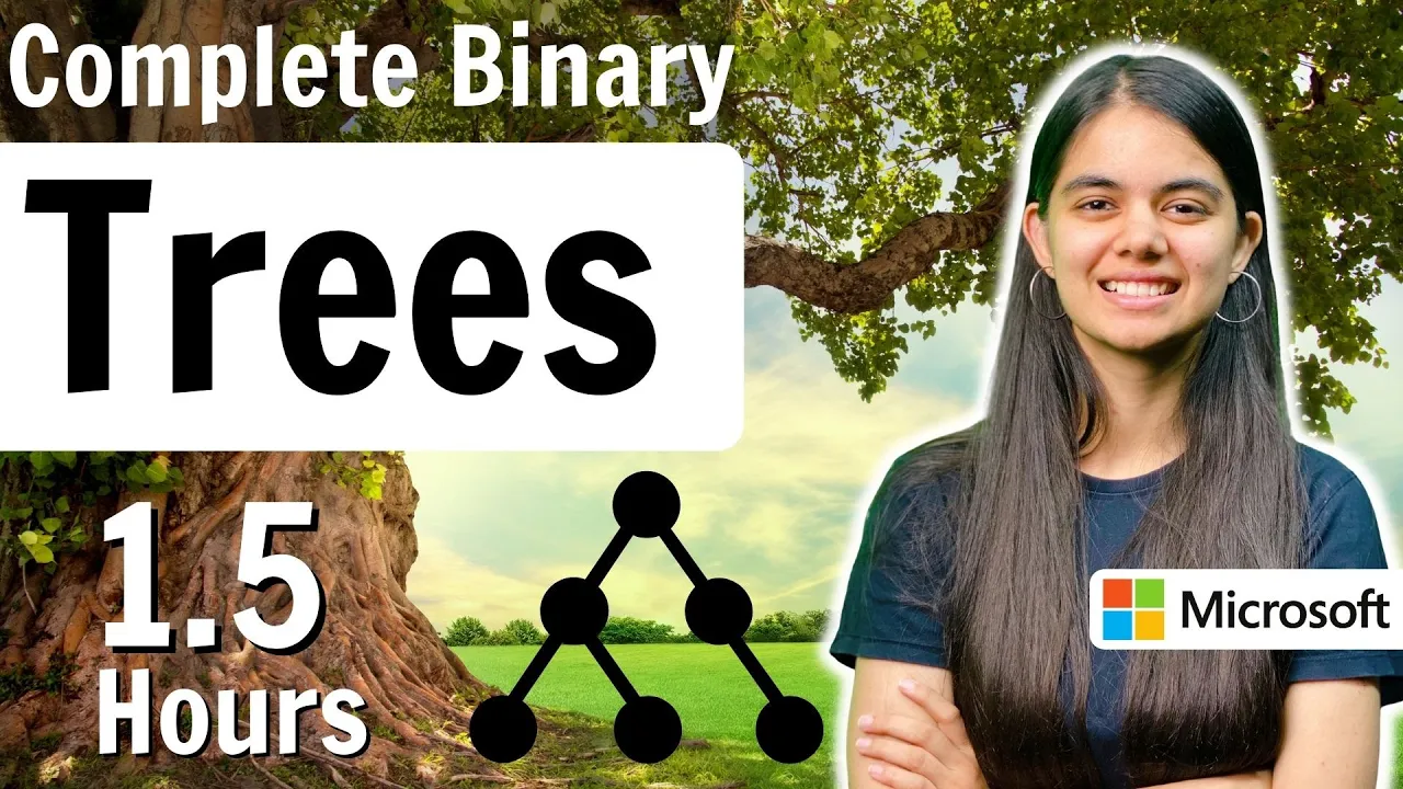 Binary Tree in Data Structures | All about Binary Tree | DSA Course - YouTube thumbnail