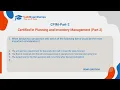 Latest Questions APICS CPIM-Part-2 Exam Question Answers Practice Test PDF