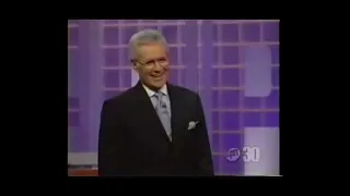 Final Jeopardy 2002 Last game with the 1996-2002 set