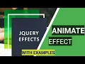 10 jQuery Animate Effect With examples jQuery Tutorial in Hindi