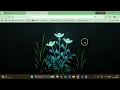 CSS Blossoming Flowers at Magical Night