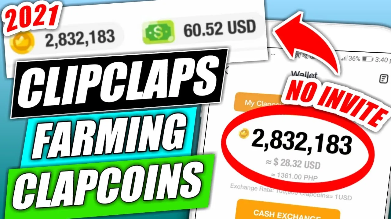 CLIPCLAPS FARMING CLAPCOINS 2021! HOW TO EARN CLAPCOINS FAST WITHOUT INVITING FRIENDS