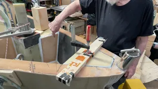 1 Marrch 2023.  2 small pieces in place.