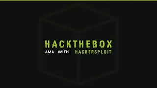 HackTheBox Discord - HackerSploit AMA