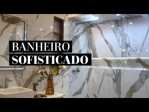 Download MP3 Tour pelo banheiro marmorizado dos sonhos com Calacata Oro Lux | Biancogres