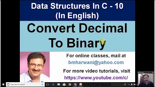 Program to Convert Decimal to Binary in C