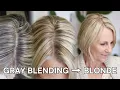 Lagu Blending Gray Hair with Highlights and Lowlights | My Partial Foiling Technique (Super easy!)