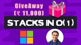 Microsoft Interview Question - MinStack in O 1