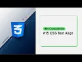 CSS Text Align right left center justify values - CSS tutorials for absolute beginners 2025