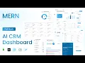 Build a Full-Stack AI CRM Dashboard App MERN React Node js MongoDB Tailwind CSS